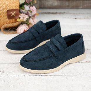 New Flat Casual Retro British Style Oversized Shoes