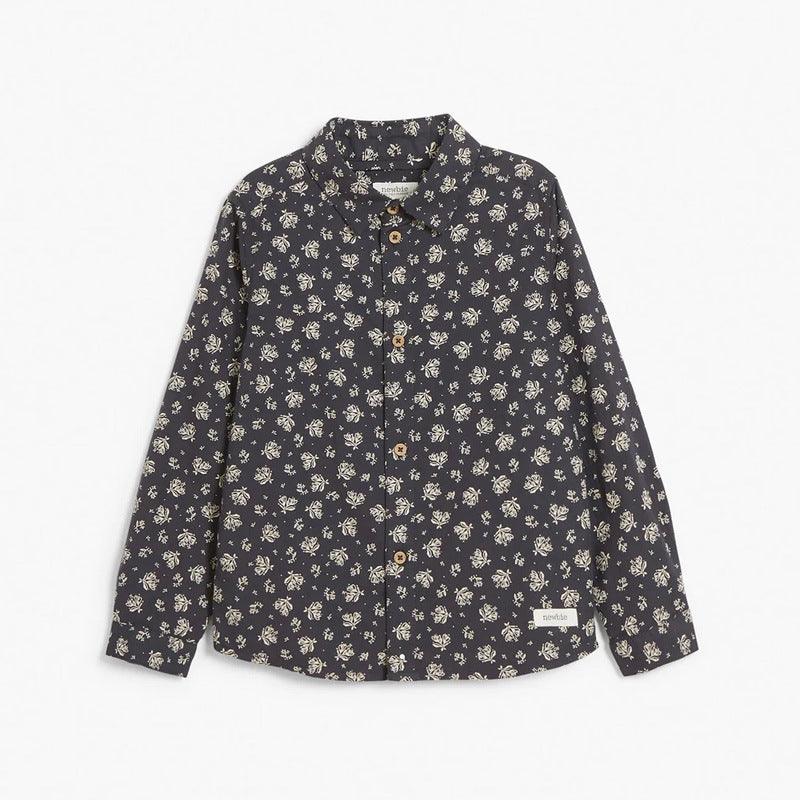 Nordic Style Black Boy's Shirt