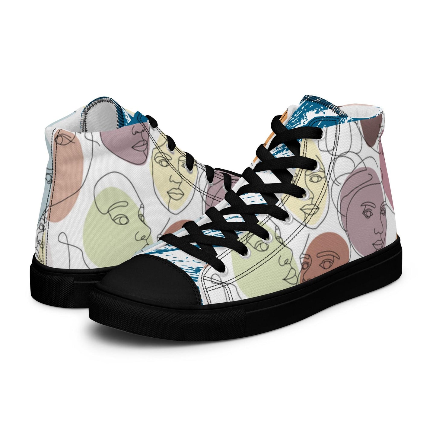 Men’s high top canvas shoes