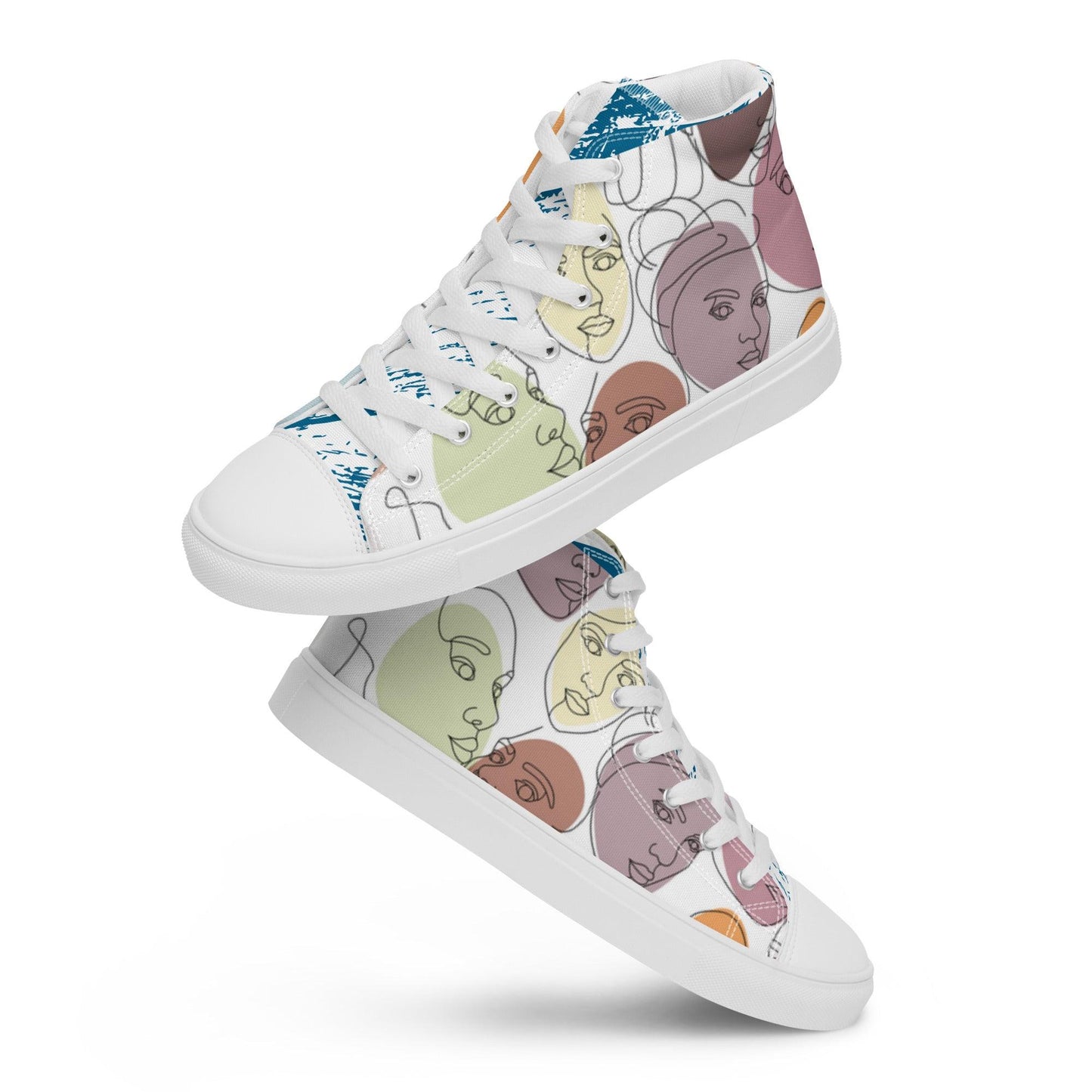 Men’s high top canvas shoes