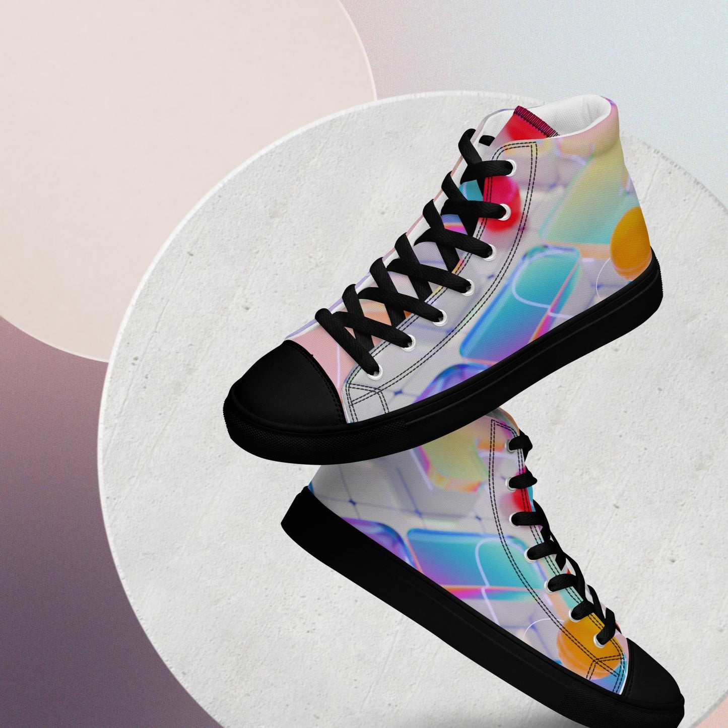 Women’s high top canvas shoes